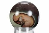 Polished Polychrome Jasper Sphere - Madagascar #383945-1